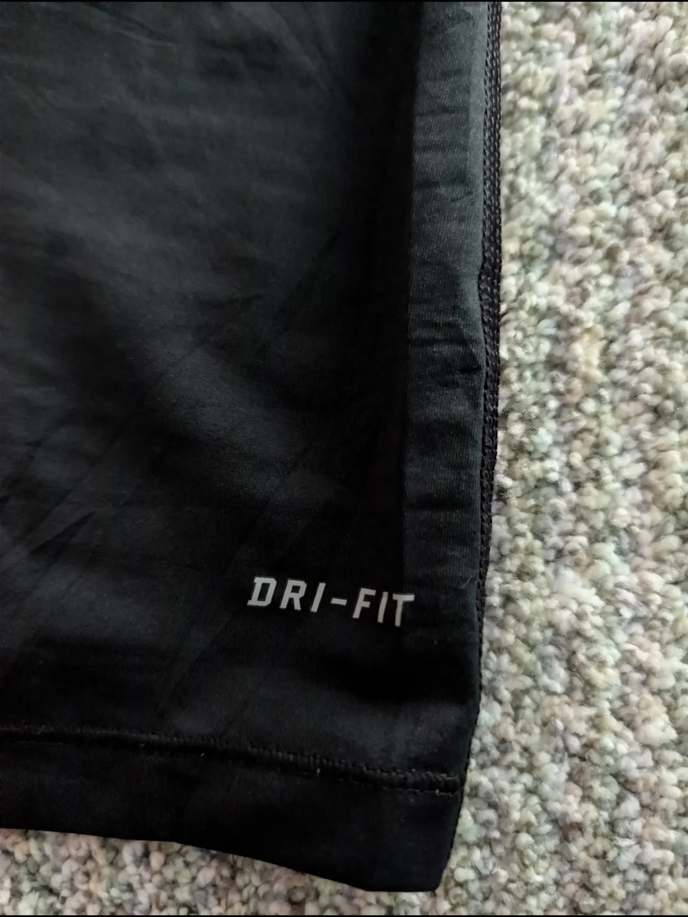 Nike Pro Dri-FIT Black V-Neck Short Sleeve Training Shirt Size L